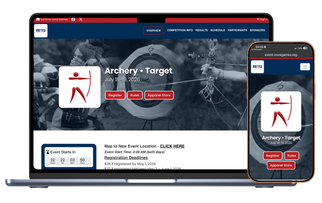 archery registration software