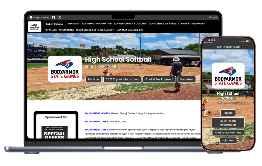 softball registration software